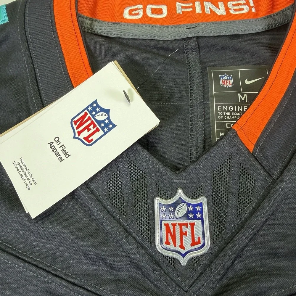 NWT Miami Dolphins Jaylen Waddle Nike Rivalries‎ Football Jersey  M $140